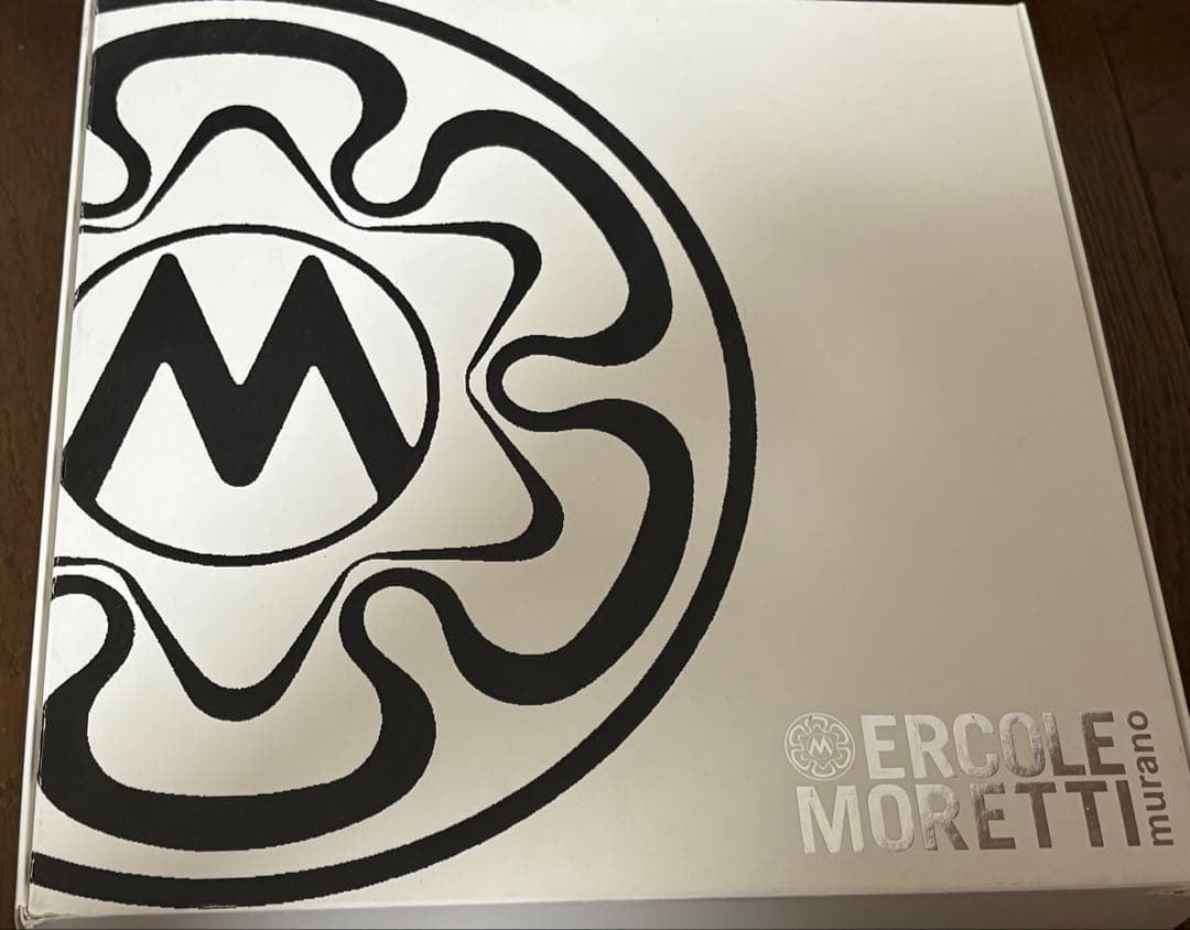 Ercole Moretti ガラスプレート 円形　24cm