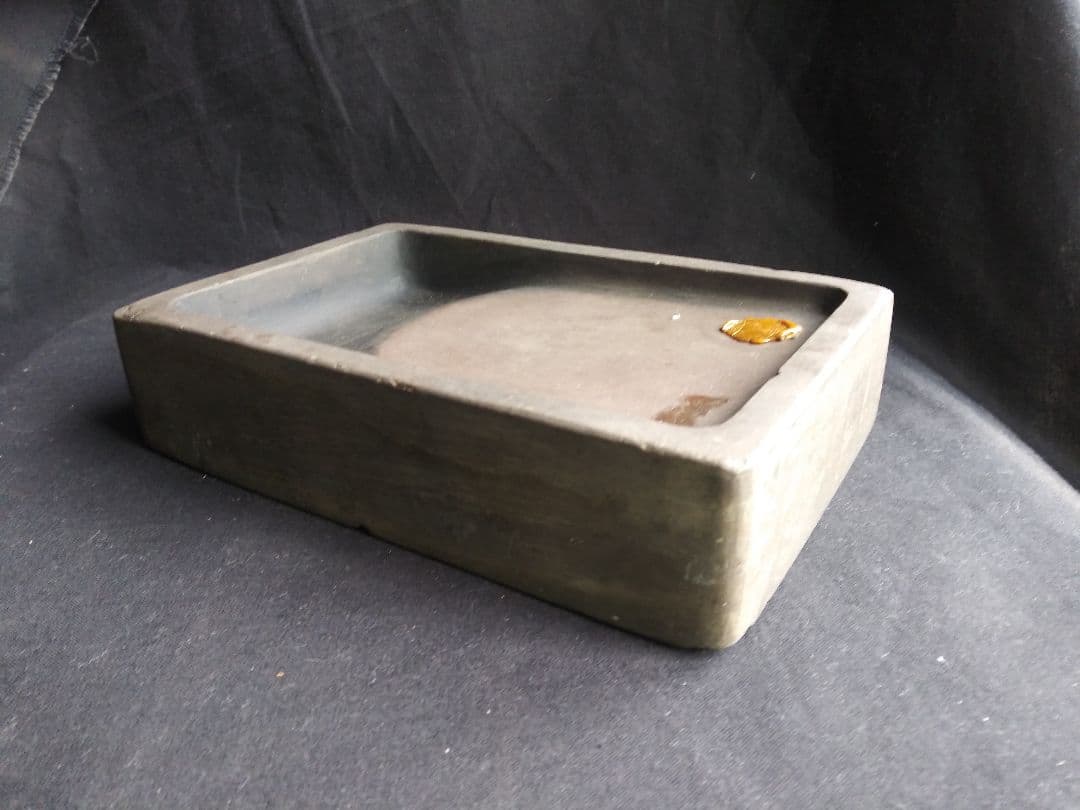 古硯　清/嘉慶年製端渓硯　書道　アンティーク　NO.627