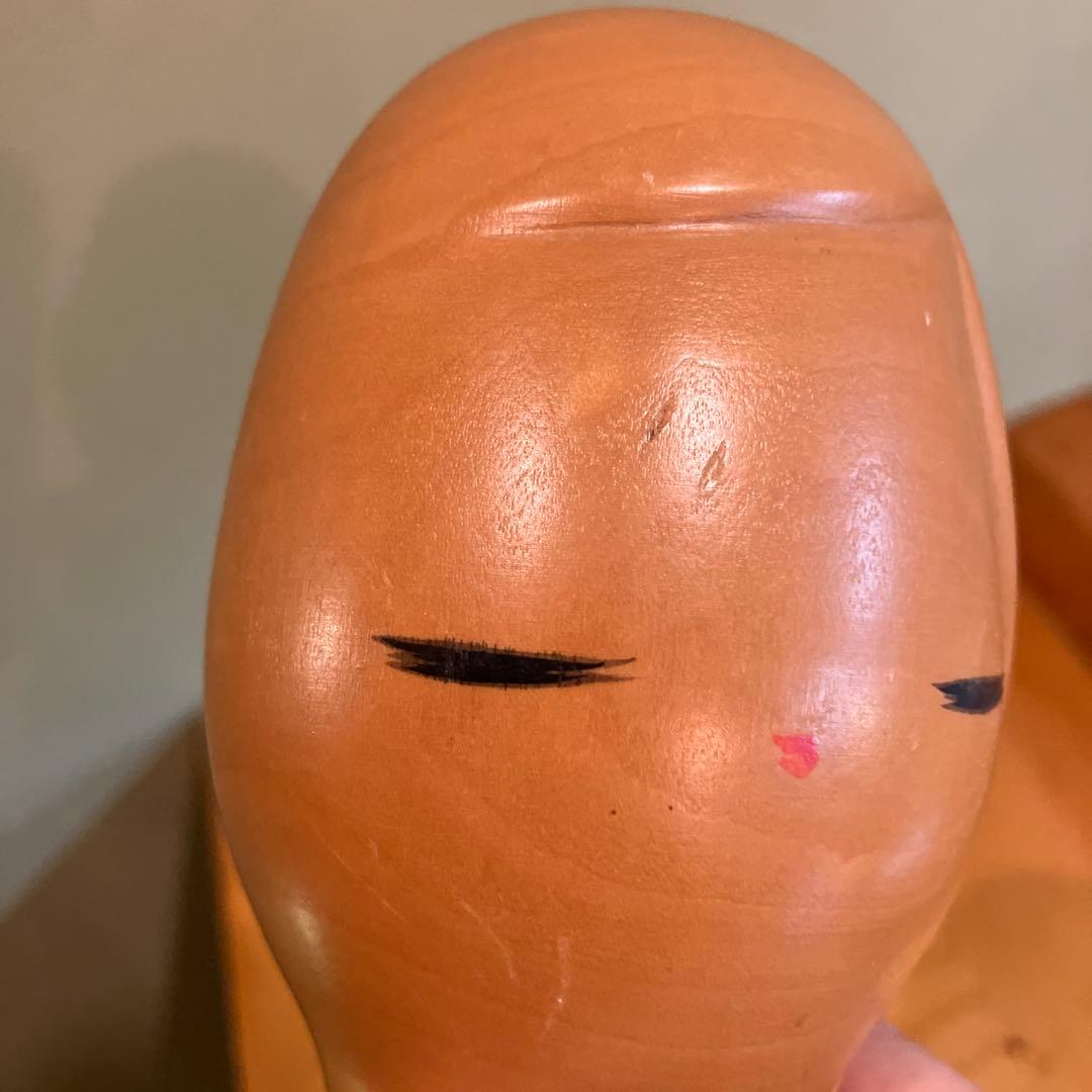 創作こけし　 辻田亮三「あさつゆ」KokeshiDoll 内閣総理大臣賞受賞