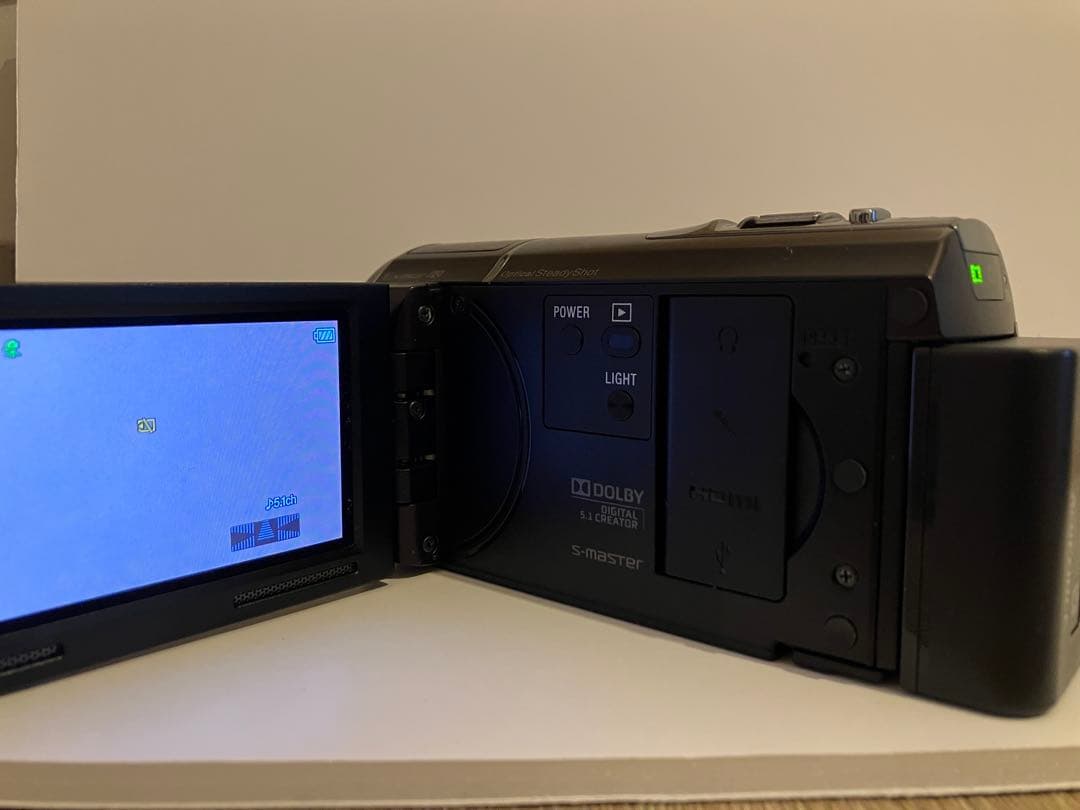 【美品・完動】SONY HDR-CX590 ビデオカメラ バッテリー・AC付属