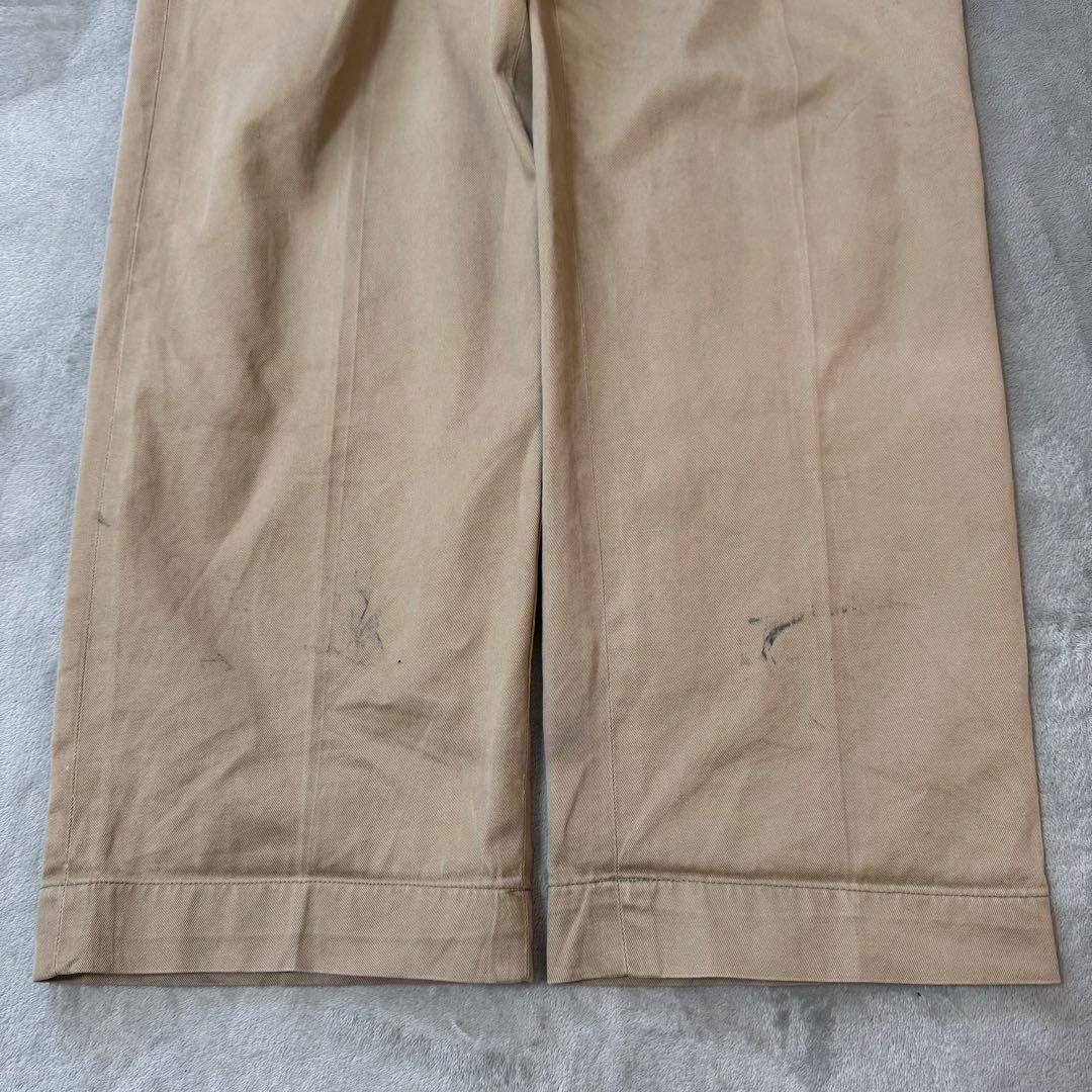 60s US ARMY チノトラウザーズ チノパン QUIKジッパー 米軍