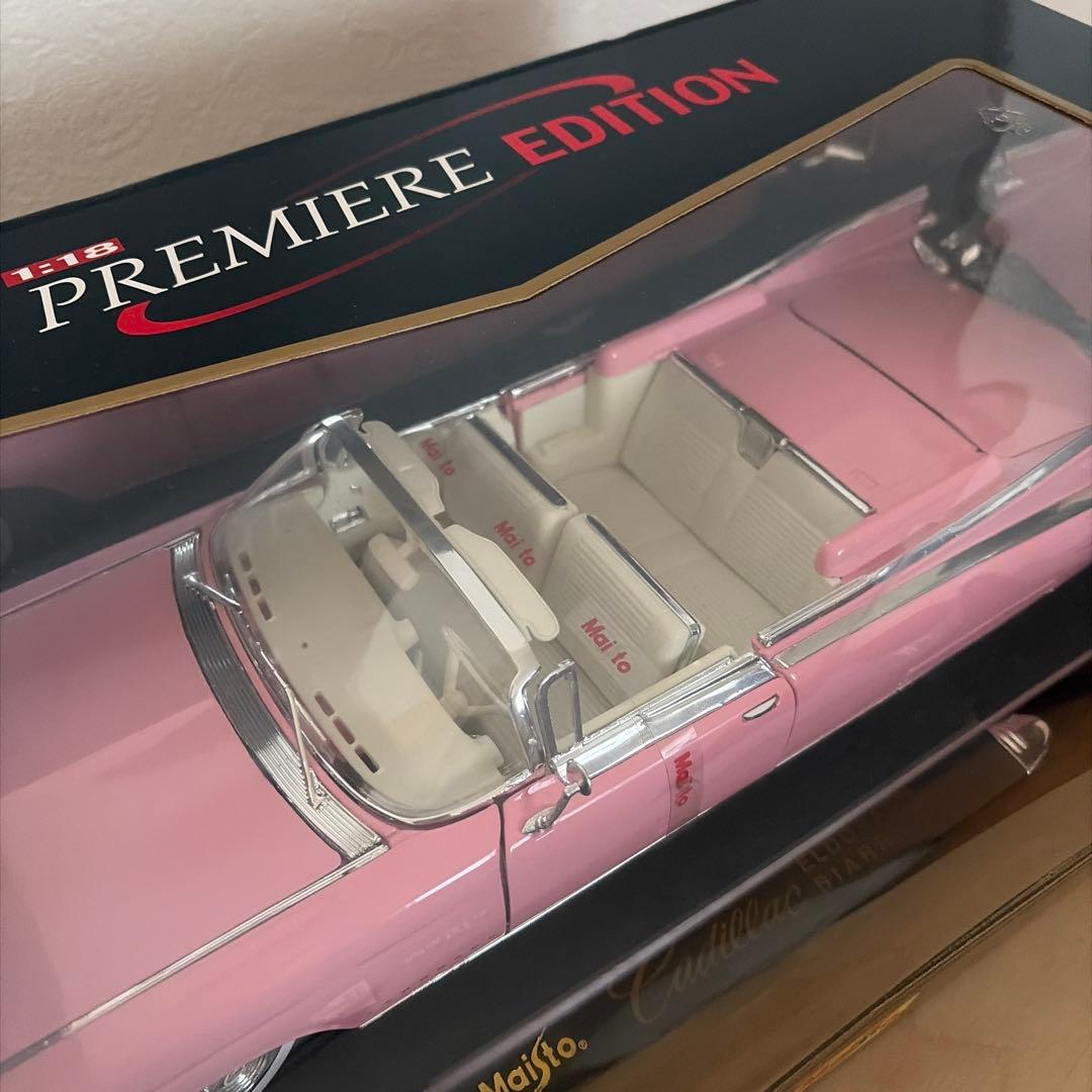 Maisto マイスト 1/18 キャデラック 1959 ピンク 2台セット