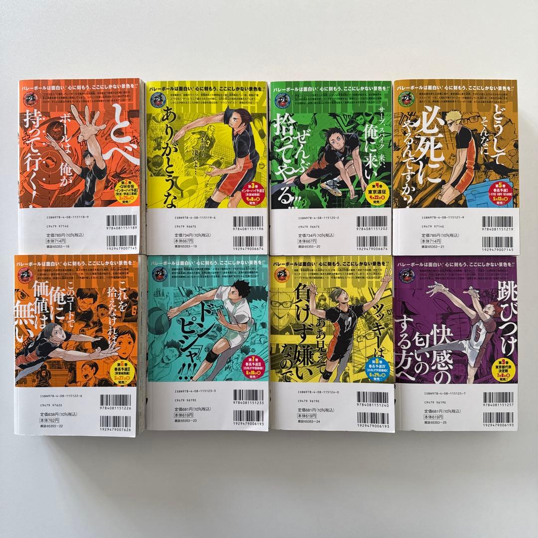 ハイキュー！！リミックス版コンビニコミックス　1-19巻　　全巻セット　古舘春一