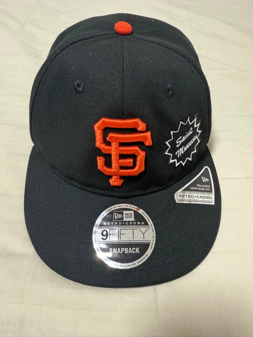 【美品】SAINT Mxxxxxx セントマイケル GIANTS キャップ