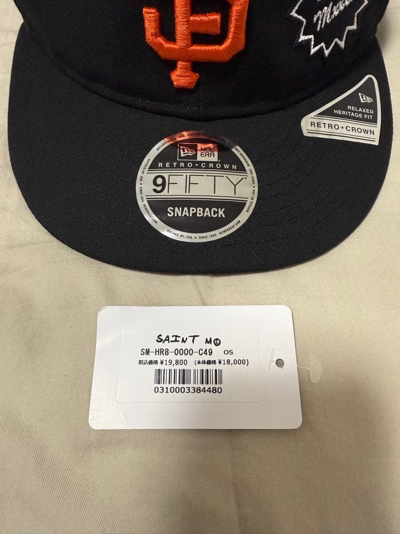 【美品】SAINT Mxxxxxx セントマイケル GIANTS キャップ