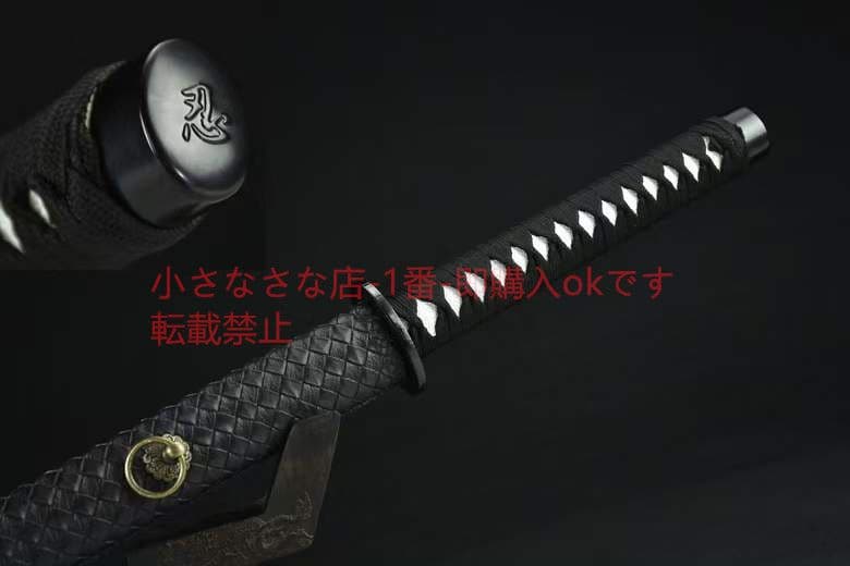 死侍発黒金（直刀） 古兵器 武具 刀装具 日本刀 模造刀 居合刀