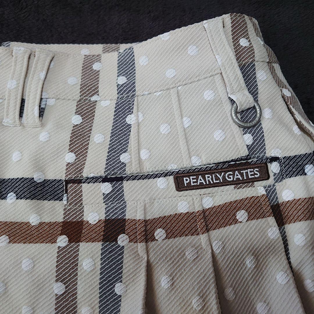 パーリーゲイツ　PEARLY GATES 2025チェックドットスカート 0