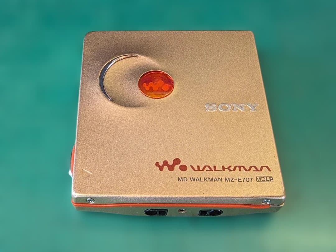 SONY ポータブルMDプレーヤー MZ-E707 オレンジ