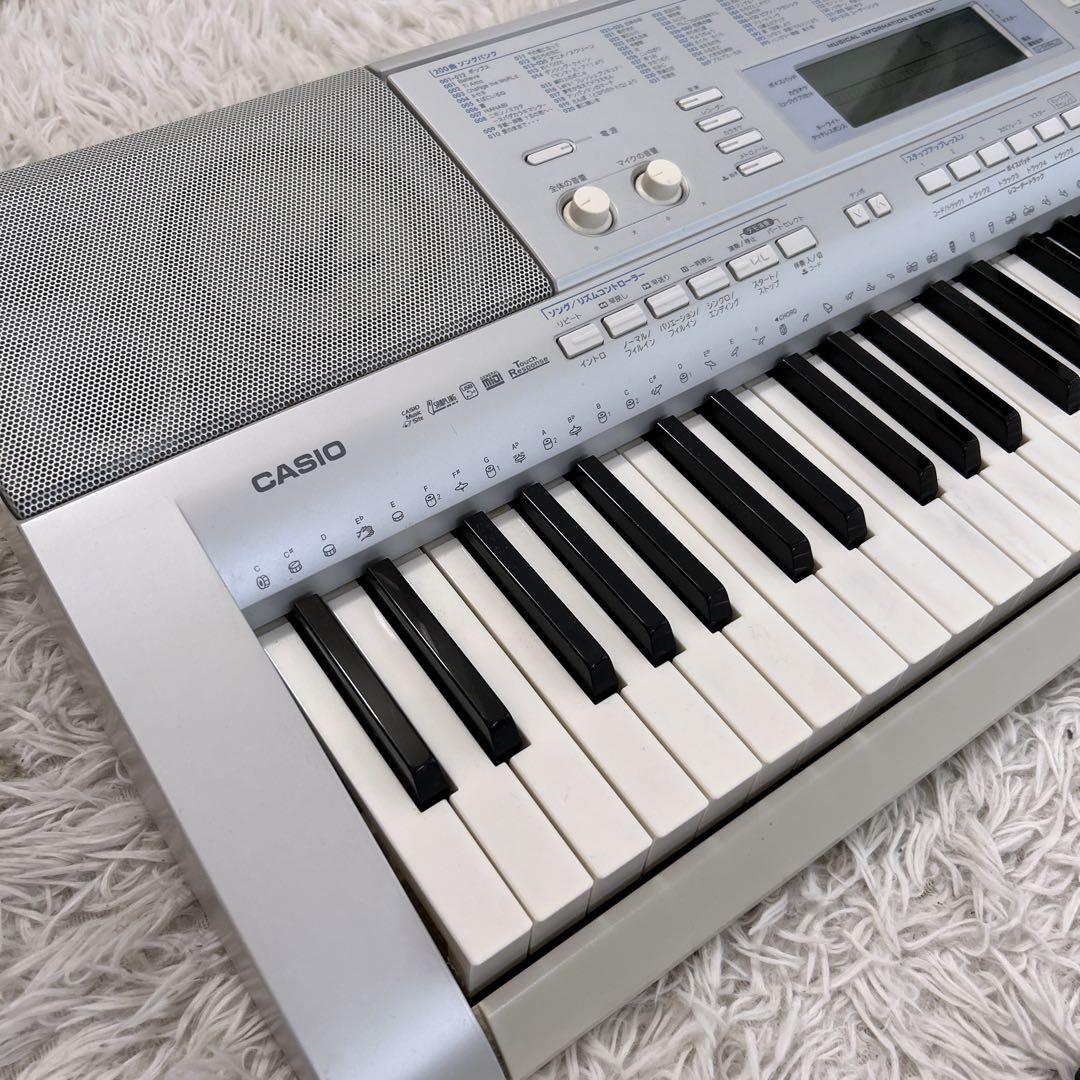 CASIO 光ナビゲーション キーボード LK-207 美品