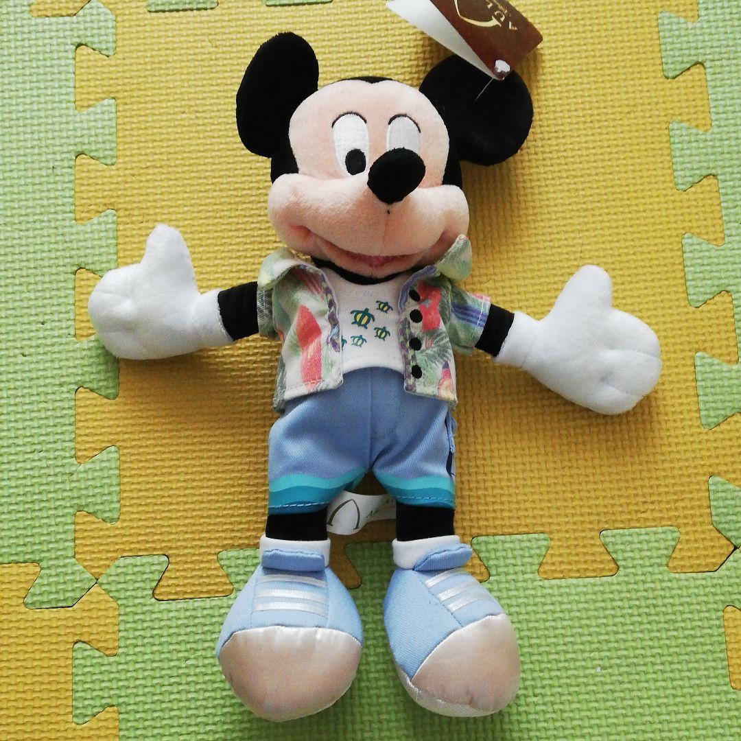 ディズニー Disney ミッキーマウス ぬいぐるみ　ハワイ　アラウニ