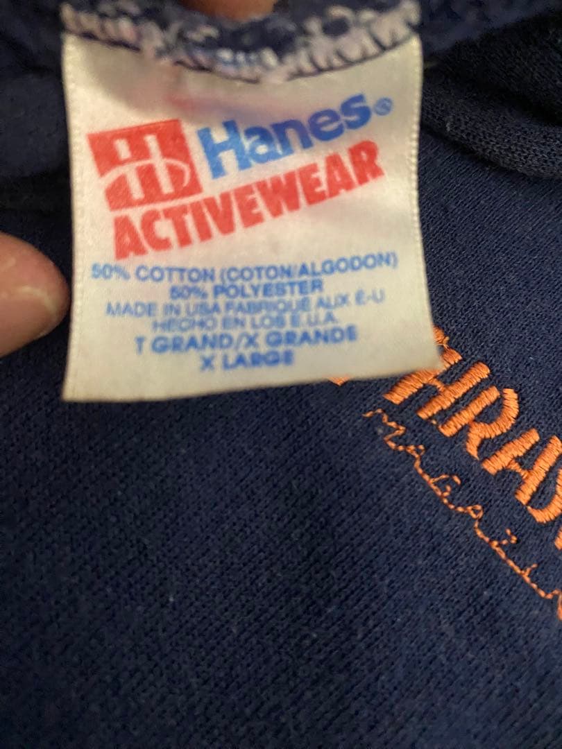 90年代 HENES タグ スラッシャー フーディー スウェット パーカー90s