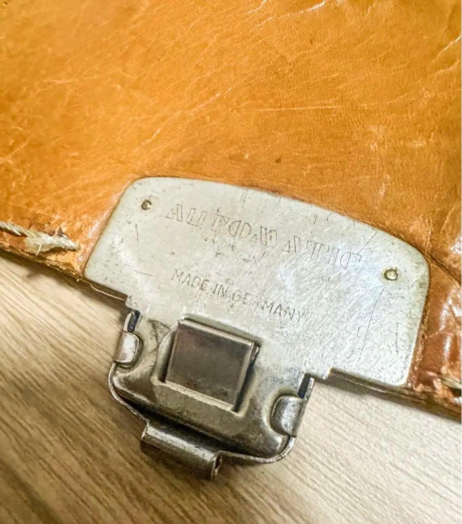 ［ドイツ・OFFERMANN製］皮革カバン　将校カバン代用品