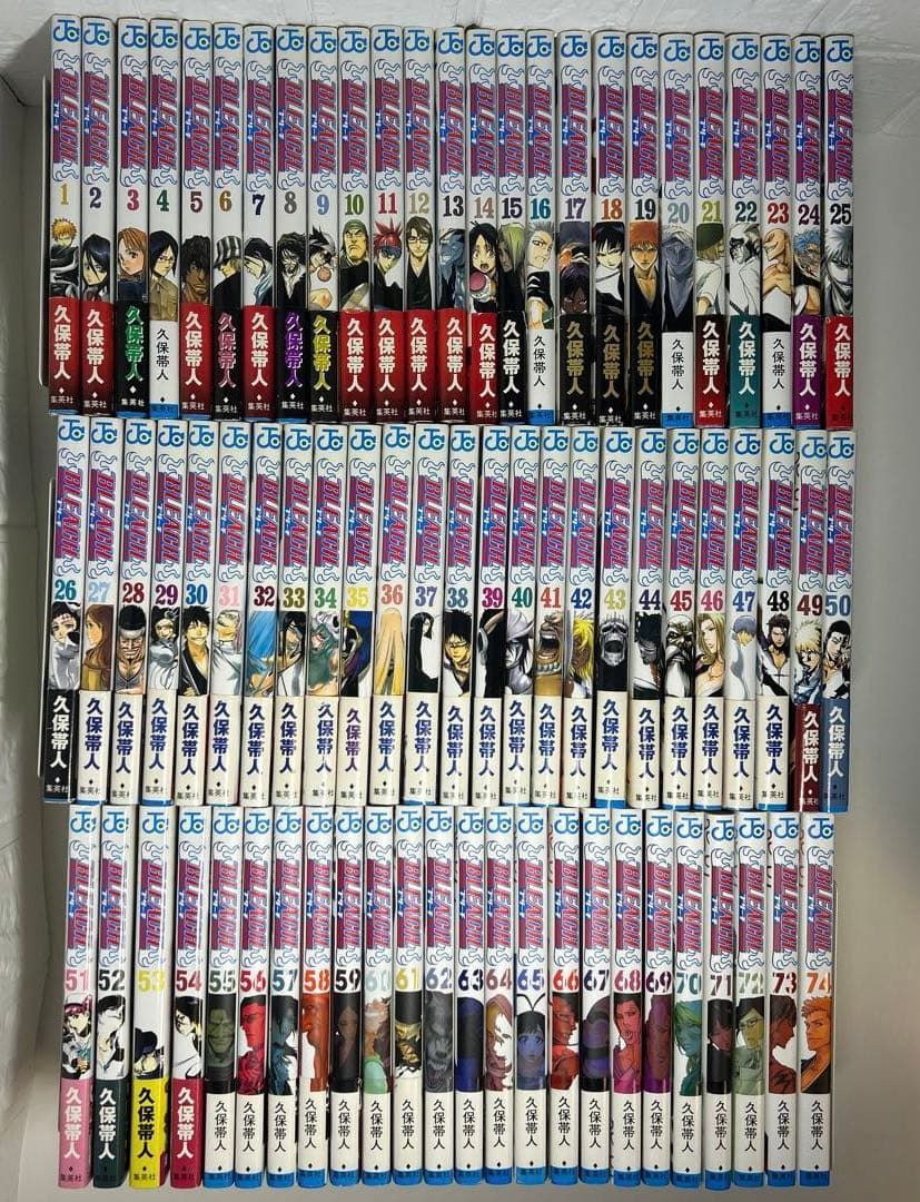 BLEACH 全巻セット1〜74巻　ブリーチ　久保帯人
