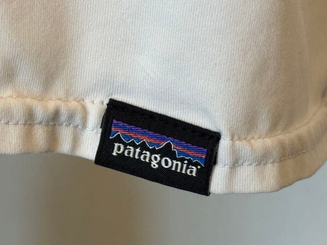 Patagonia/波タグ/ラッシュガード/ロンT/ナイロン/長袖/ホワイト/L