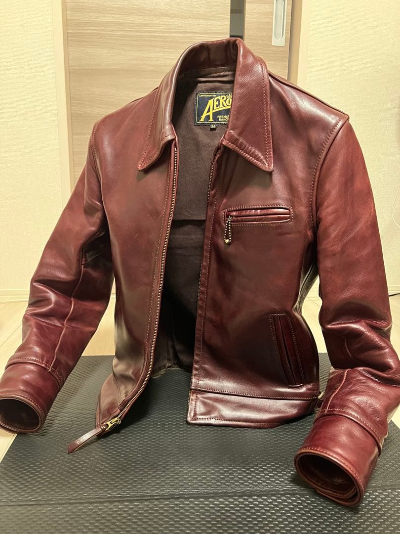 エアロレザー ハイウェイマン プレミアレンジ 34 コードバンカラー