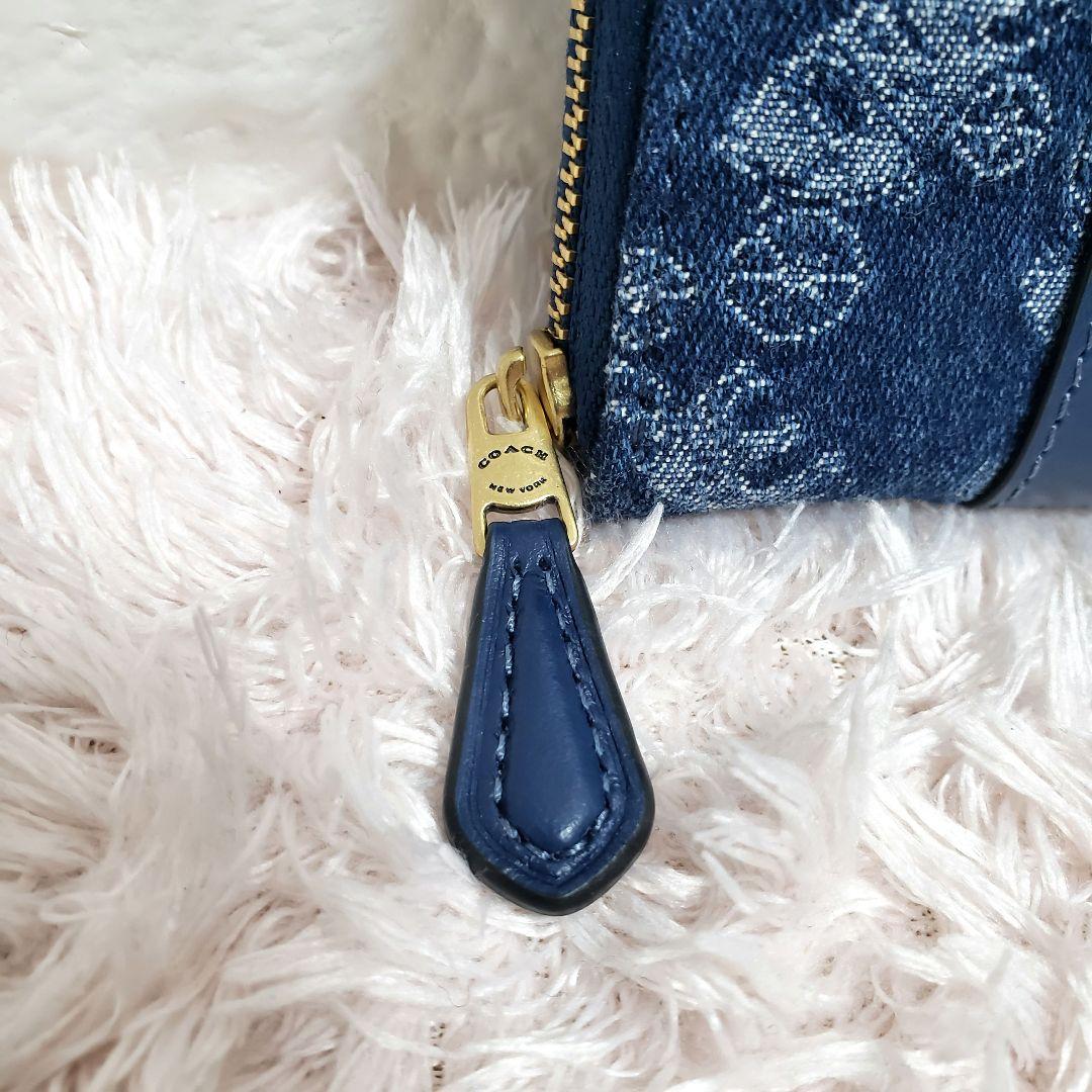 COACH コーチ デニム ホース&キャリッジ馬車 カードケースケース新品