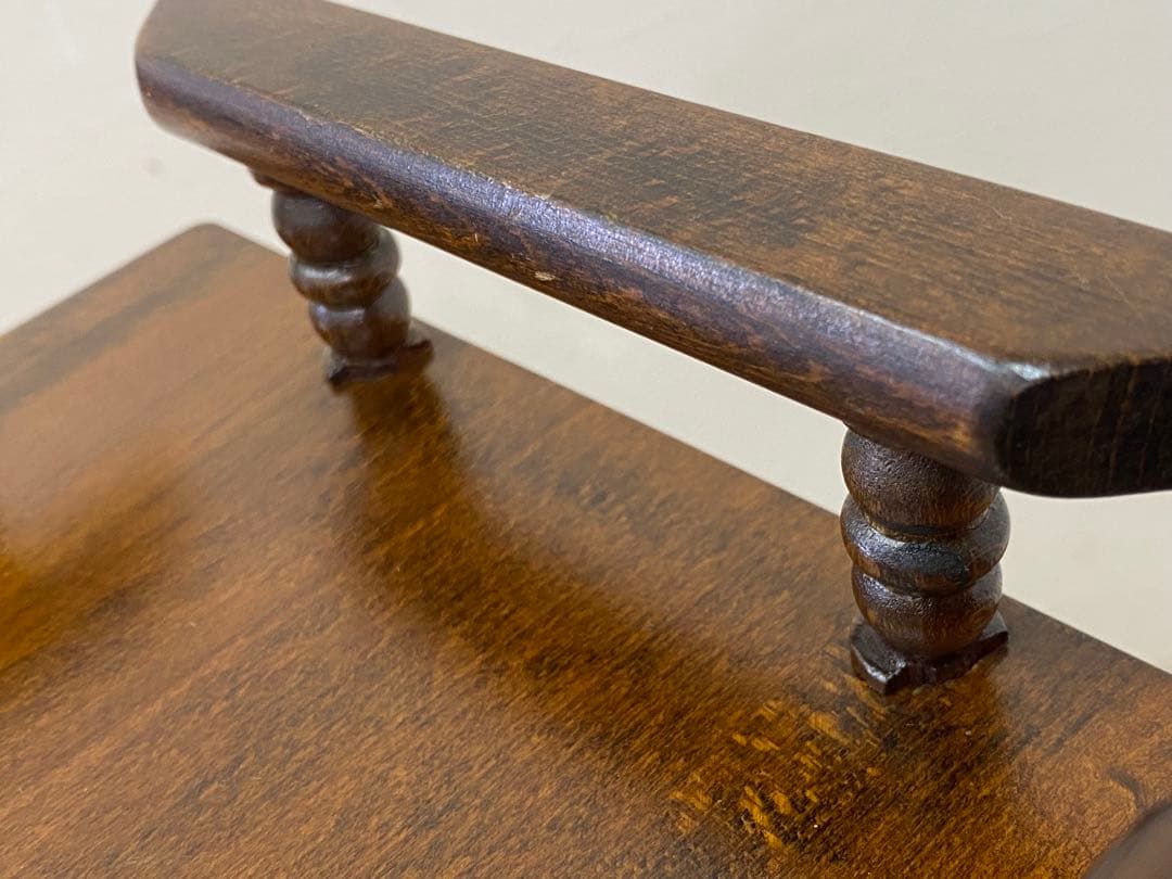 アンティーク キツツキ 飛騨産業 サイドテーブル 飾り棚 花台 インテリア