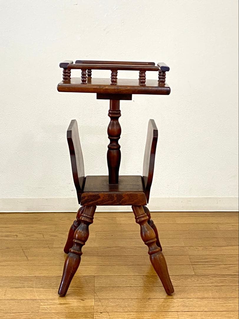 アンティーク キツツキ 飛騨産業 サイドテーブル 飾り棚 花台 インテリア