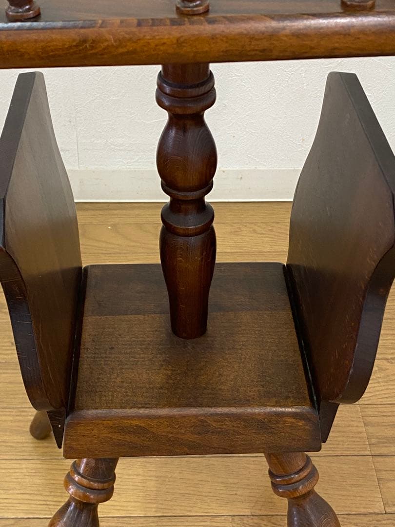 アンティーク キツツキ 飛騨産業 サイドテーブル 飾り棚 花台 インテリア