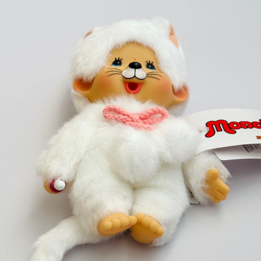 【EU限定・希少】モンチッチ 白い猫 ぬいぐるみ