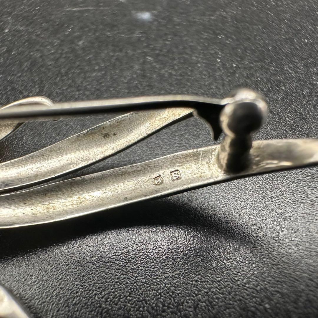 極美品✨　MIKIMOTO ミキモト　パール　ブローチ　ロゴ　刻印　1419