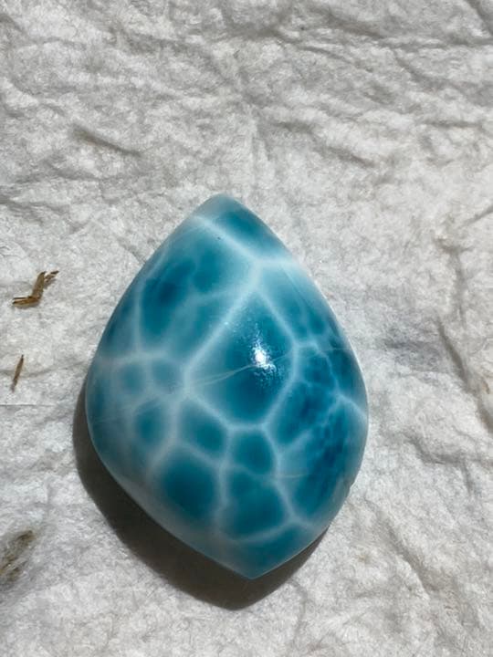 最高級天然石　ラリマー　パワーストーン  宝石　鉱物原石　置き物裸石　ルース8U