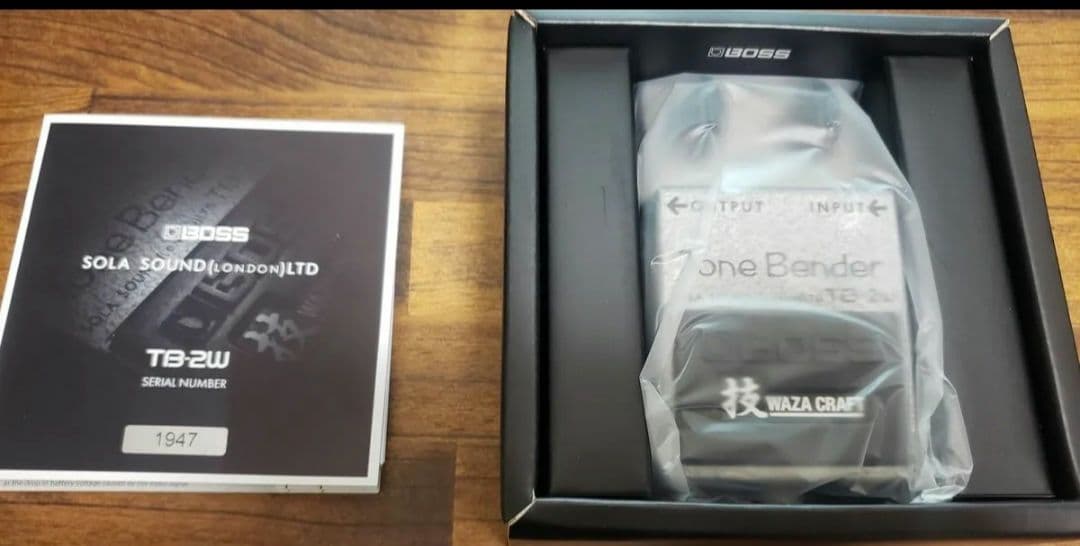 【新品未開封】Boss TB-2W 技クラフト Tone Bender