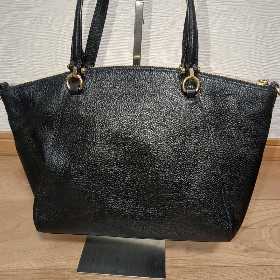【極美品】COACH クロスボディ ショルダーバッグ 2way ブラック