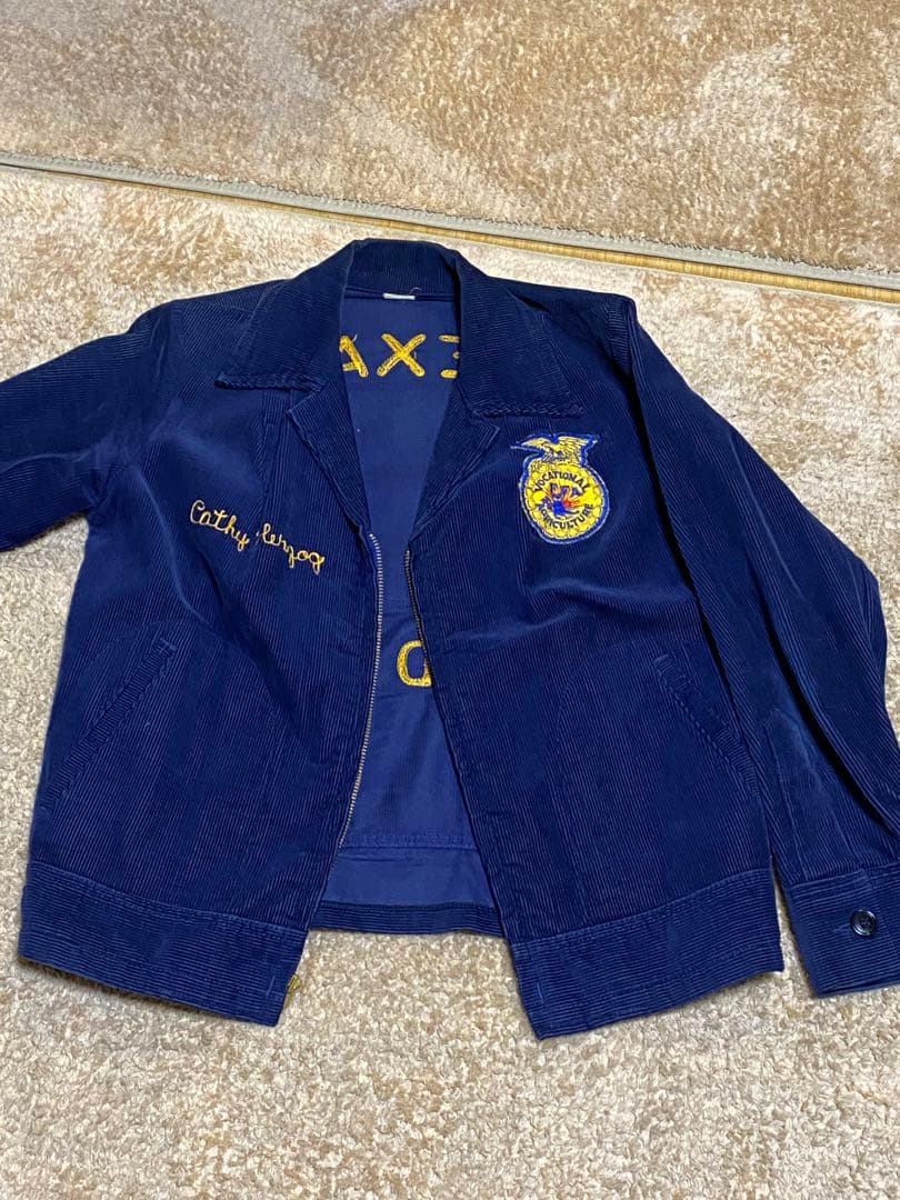 あいく　FFA ネイビー ジャケット Round Rock