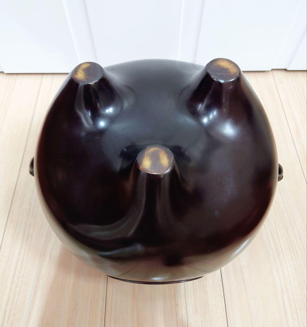 茶道具　朝鮮風呂釜　唐銅風呂・鉄釜