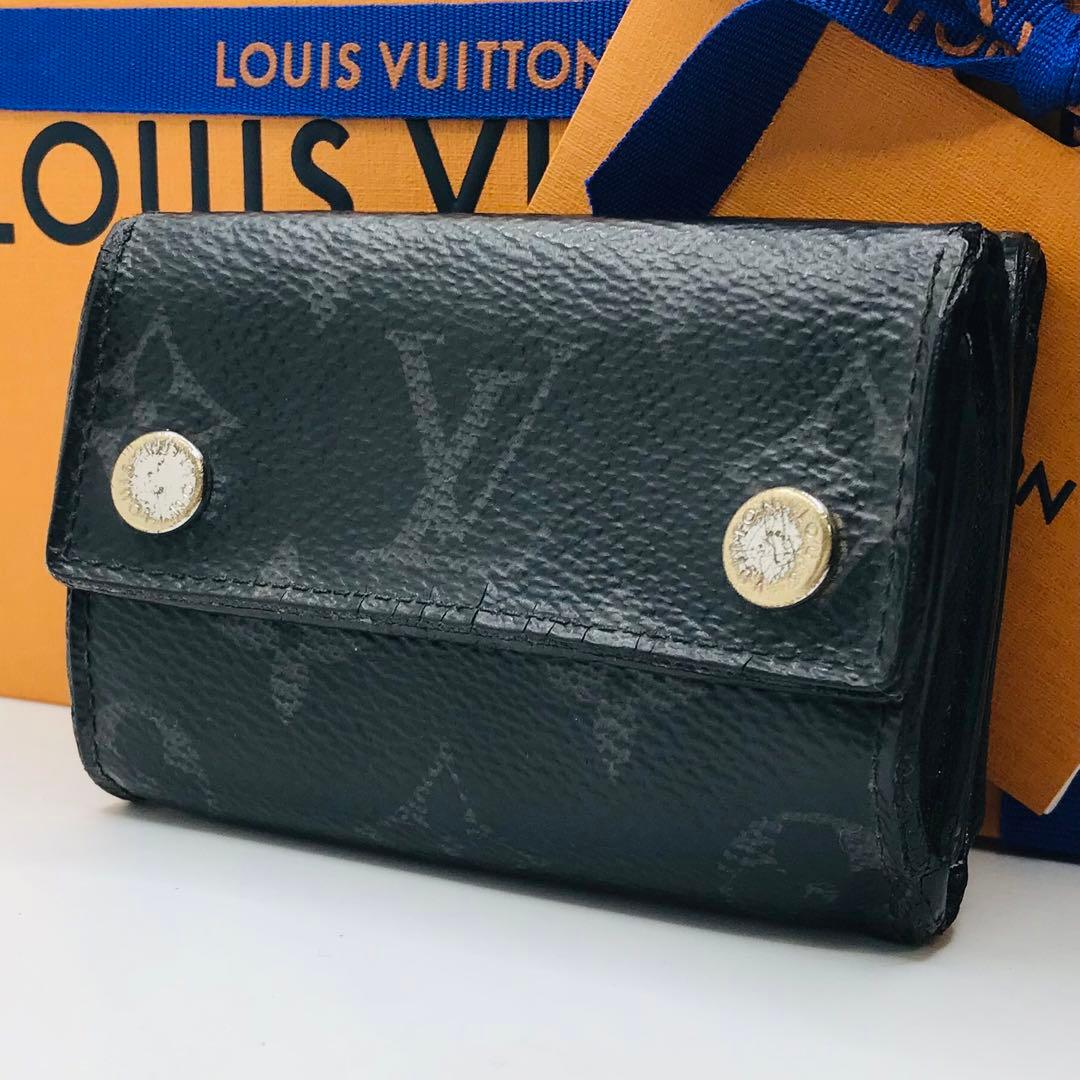 ルイヴィトン✨モノグラム エクリプス ディスカバリー コンパクト ウォレット
