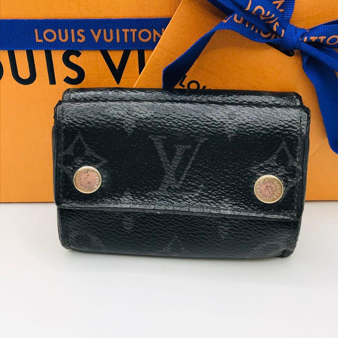 ルイヴィトン✨モノグラム エクリプス ディスカバリー コンパクト ウォレット