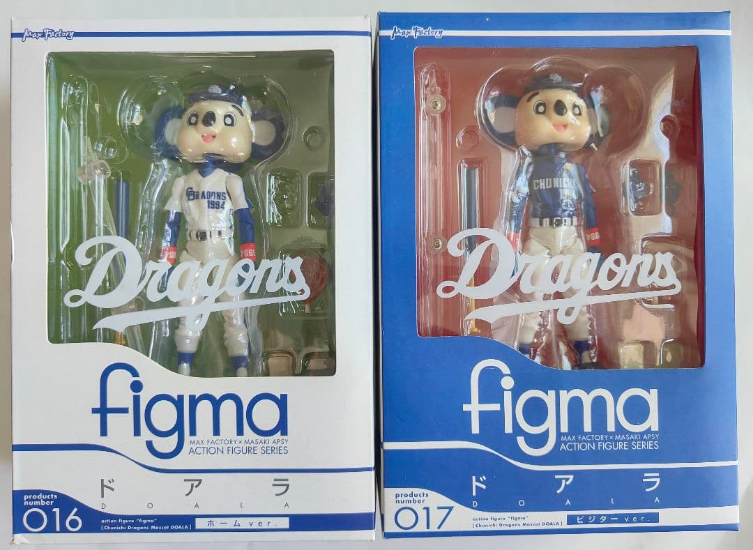 新品 ドラゴンズ ドアラ figma 中日ドラゴンズ ホーム&ビジターセット