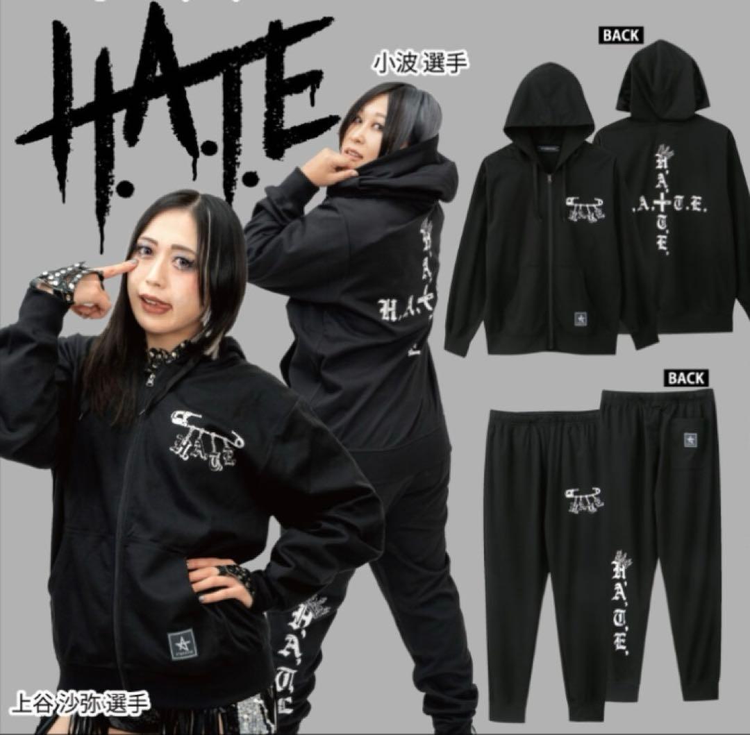 LL　スターダム　上谷沙弥　ジップパーカー　ジョガーパンツ　ステッカ、他L　3L