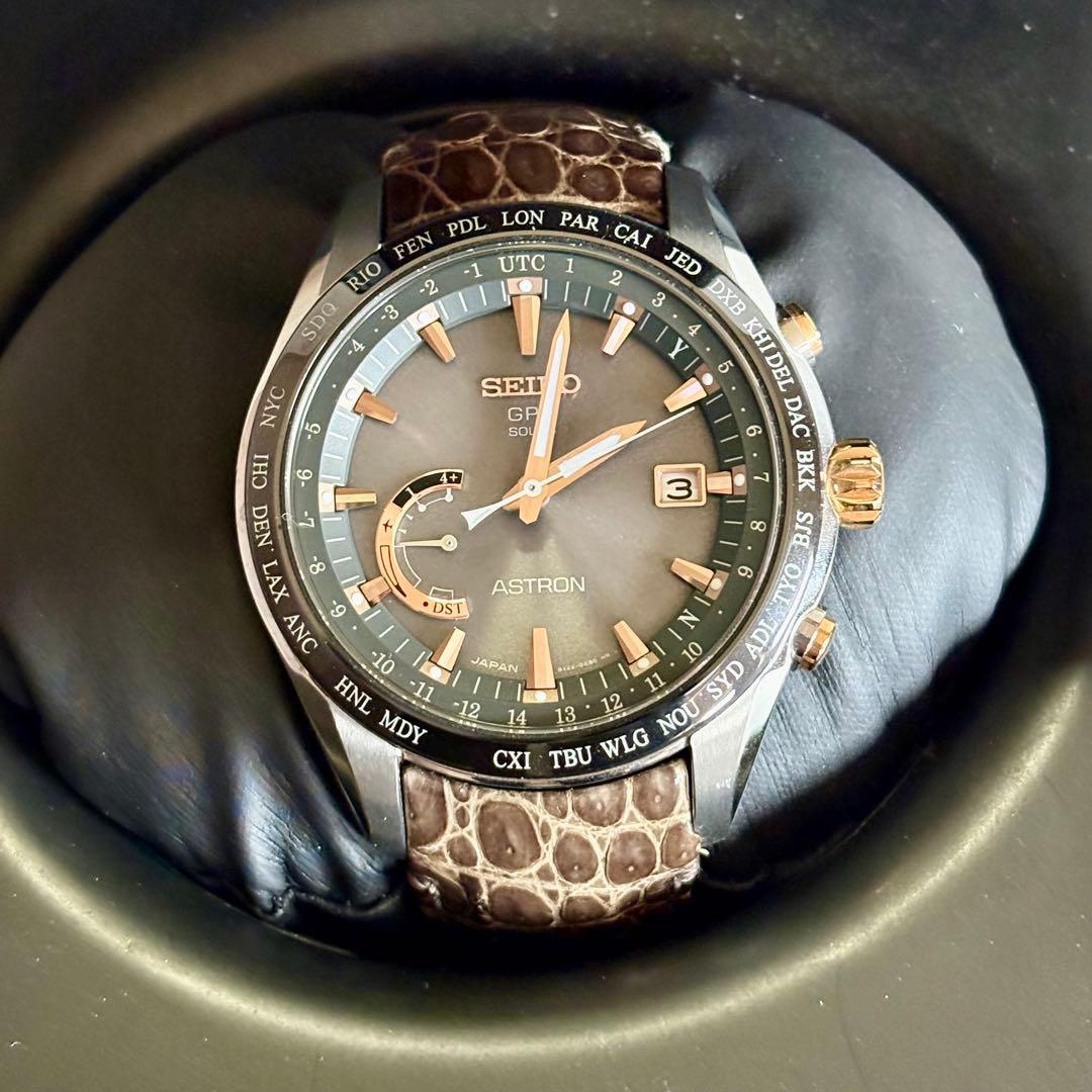 特価 セイコー アストロン 8XワールドタイムGPS ソーラー SBXB095