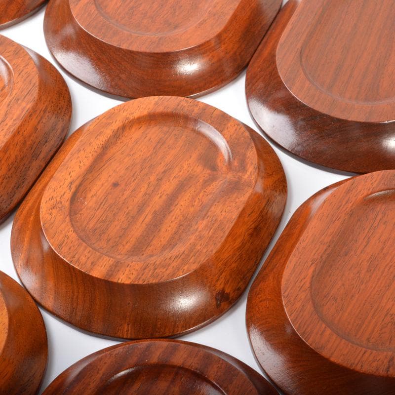 煎茶道具　唐木製　茶托　二十二客　まとめて　C　5705