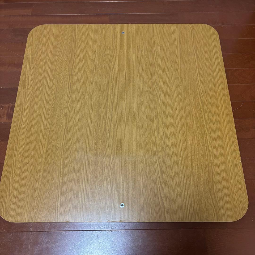 サンコウ家具調正方形こたつ 高さ調節機能あり電源コード付き