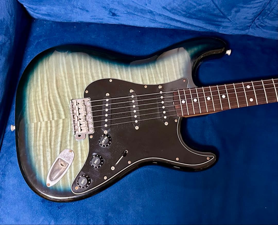 【希少激レア】Fender Squier Gradation青緑色 日本製