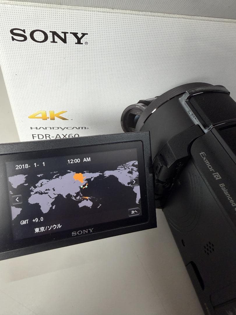 新同 SONY 4K ハンディカム FDR-AX60 ソニー ビデオ カメラ