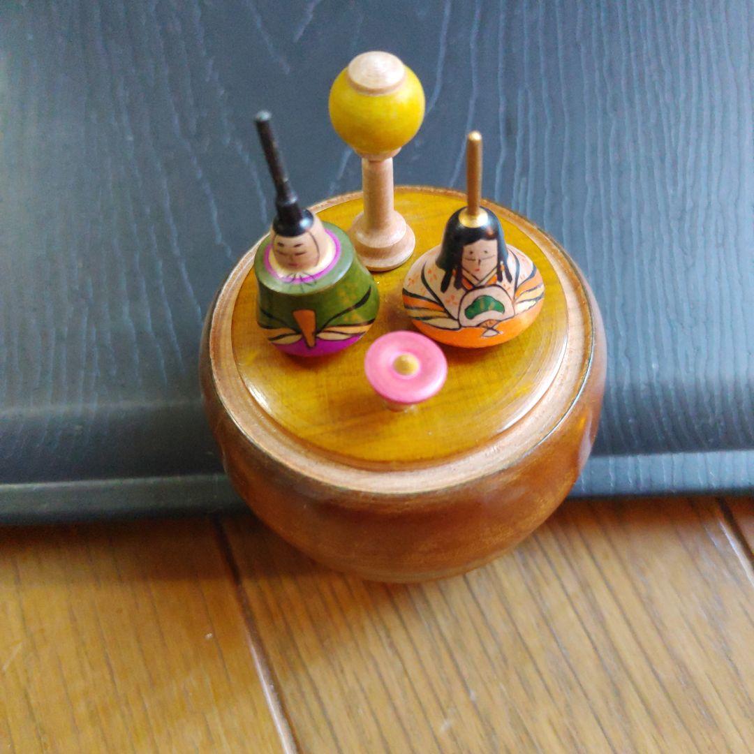 木製　ミニチュア　お雛様