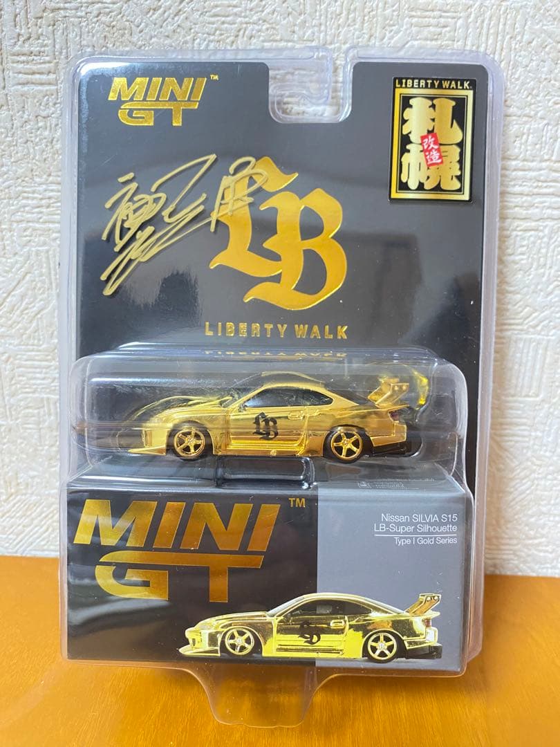 MINIGT LB Nissan S15 ゴールド TSHIRT XXL