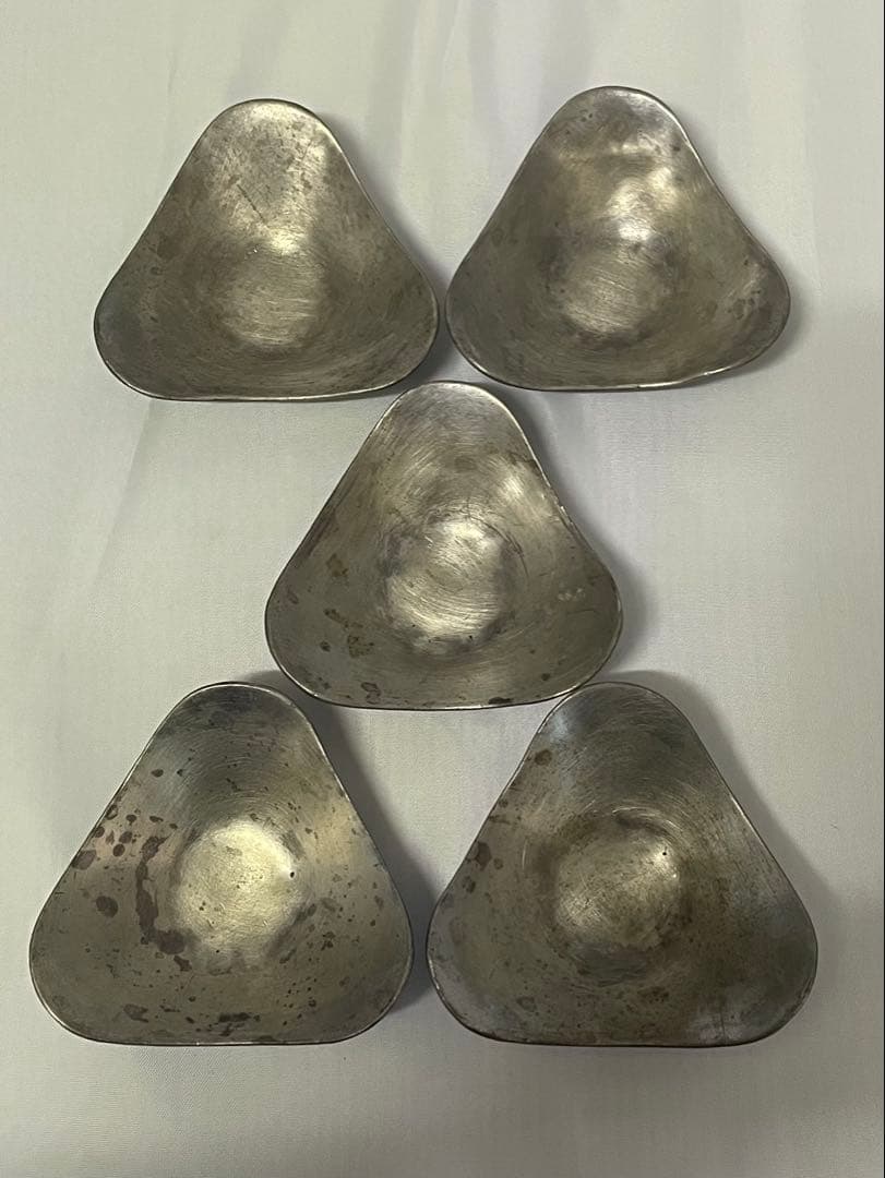 古錫唐物茶托五客セット