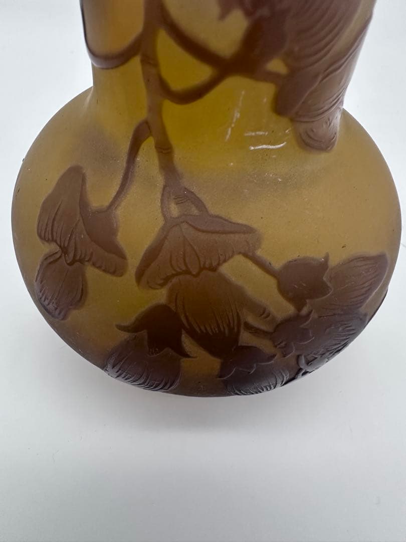 エミール ガレ Emile Galle 花瓶　ガラス工芸　アンティーク