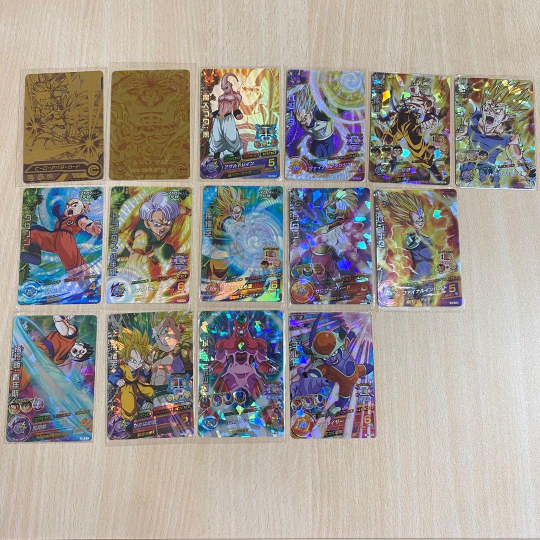 ドラゴンボールヒーローズカードおまとめ売り全38枚セット