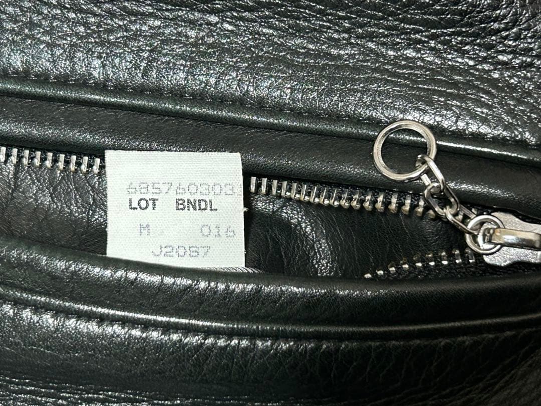 極美品 Supreme Schott leather jacket 黒 M