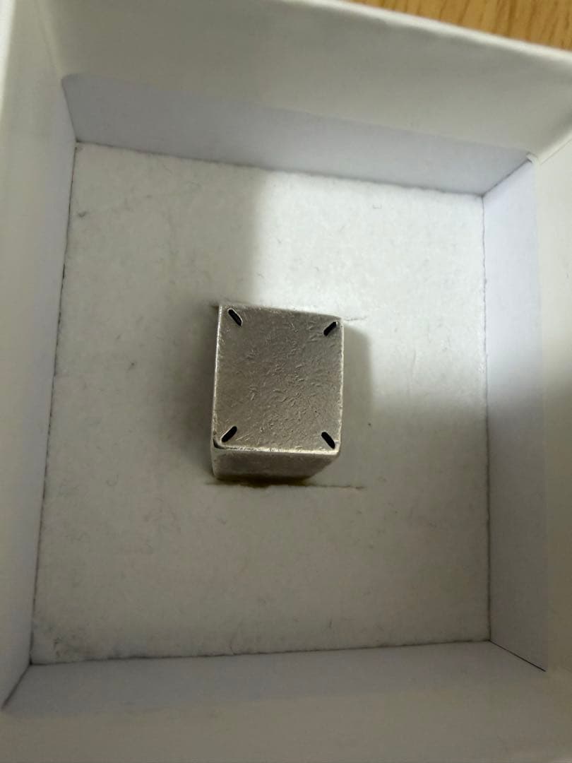 Maison Margiela 4ステッチシルバーリング メゾンマルジェラ