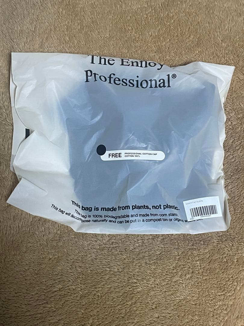 【新品未使用】ENNOY コットン キャップ ブラック