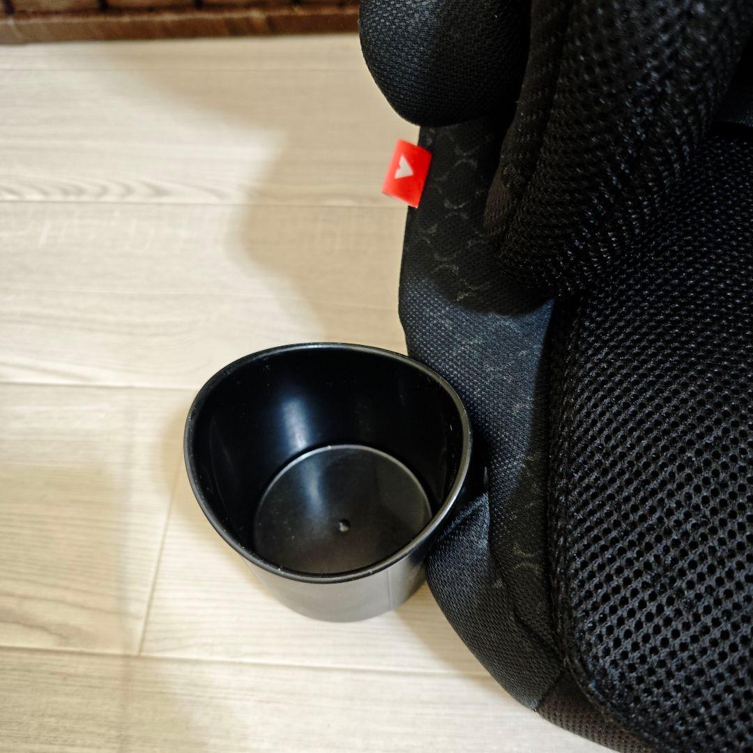 【美品】 アップリカ エアグルーブプラス ストリングブラック ジュニアシート