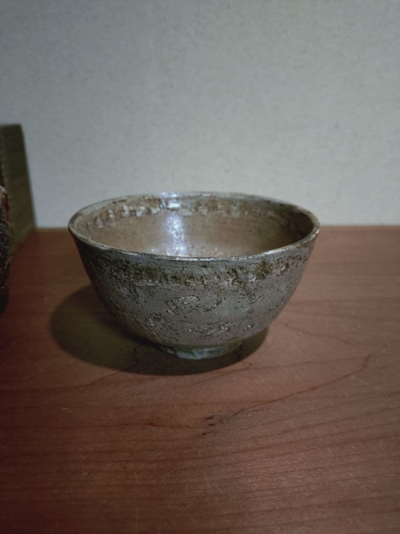 李朝 御本三島 雲龍紋 象嵌 茶碗 茶道具