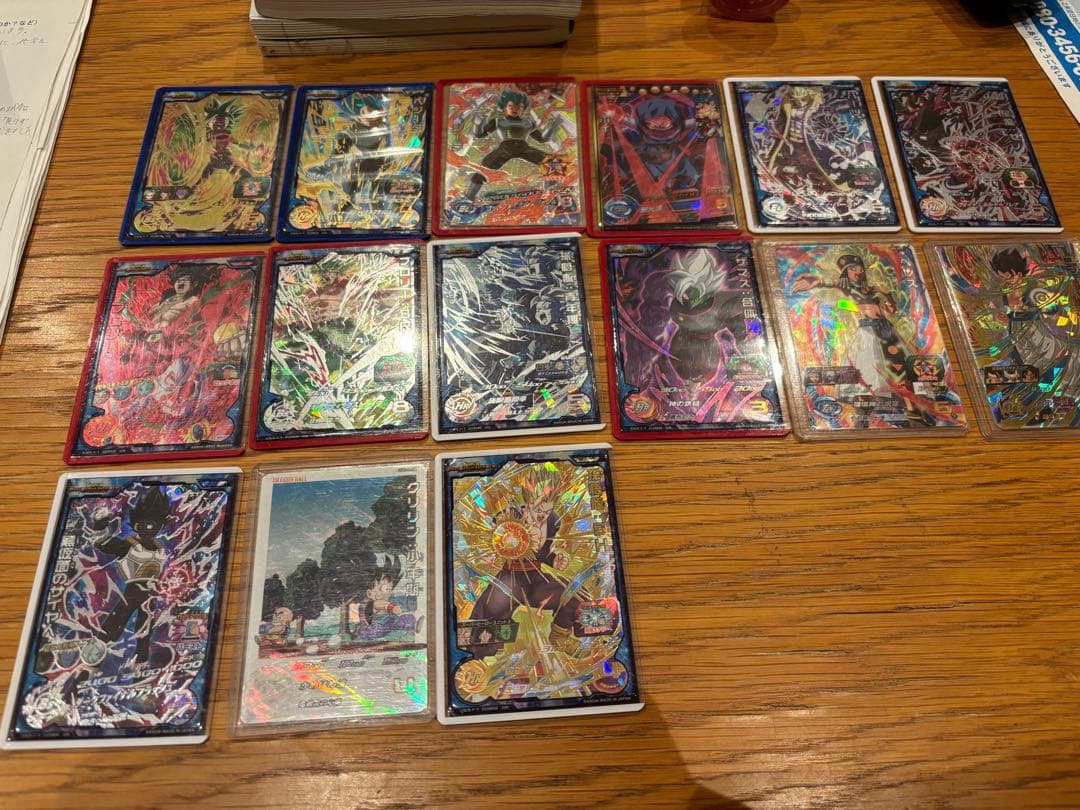 スーパードラゴンボールヒーローズカードセット 引退品 カードケース込み \"美品\"